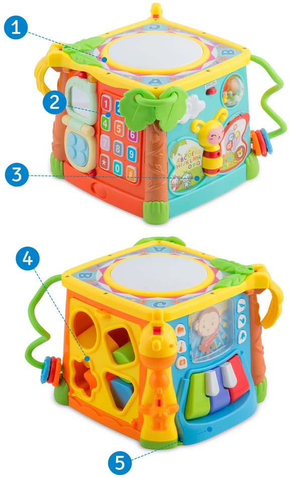 Edukacinis žaislinis kubas RK-748 Ricokids