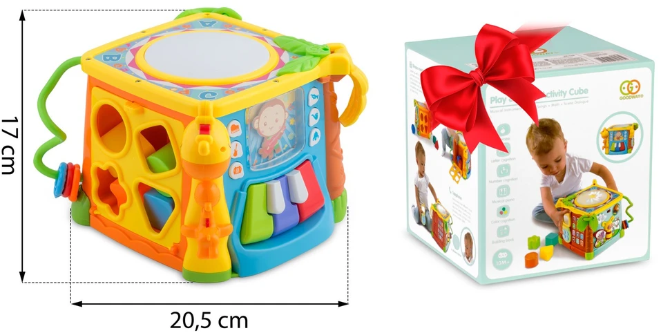 Edukacinis žaislinis kubas RK-748 Ricokids