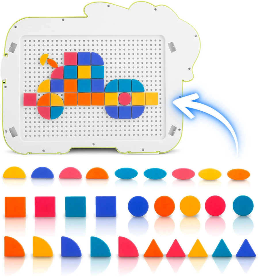 Ricokids RK-823 magnetinė dėlionė staliukas vaikams Tangram lentelė