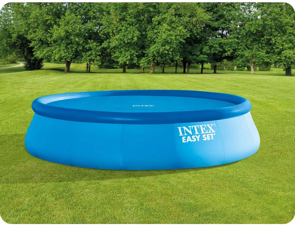 Intex Baseino uždangalas, mėlynas, 448cm, polietilenas