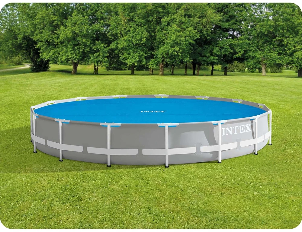 Intex Baseino uždangalas, mėlynas, 448cm, polietilenas