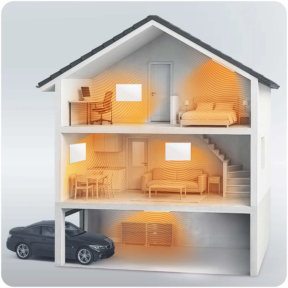Šildytuvas infraraudonasis spinduliuotės šildytuvas 1000 W Berdsen BD-991