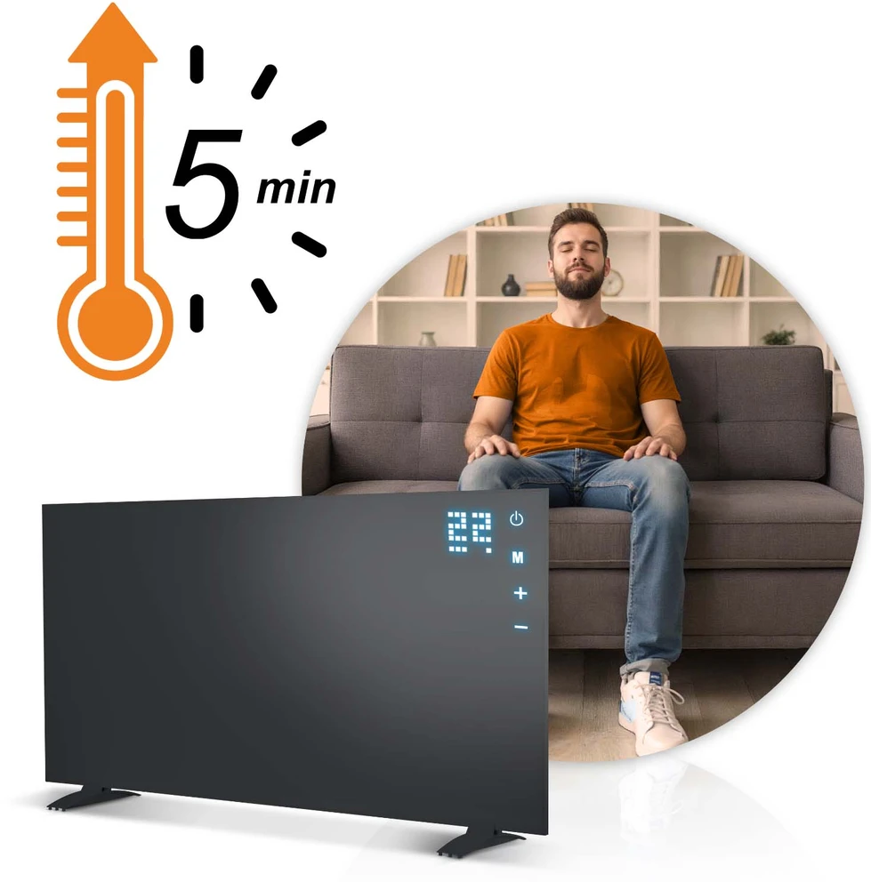 Šildytuvas infraraudonųjų spindulių infraraudonųjų spindulių spinduliuotė 600 W Berdsen BD-980