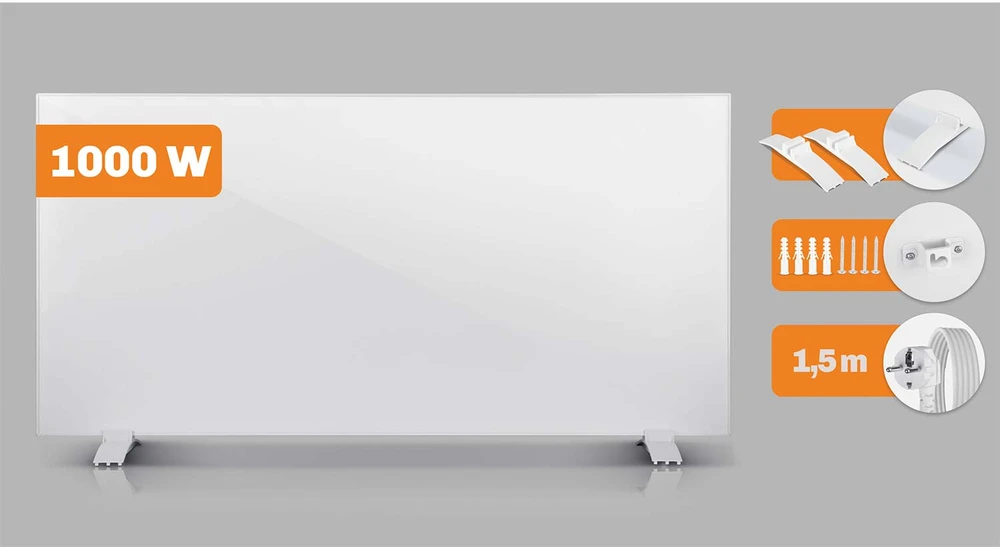 Šildytuvas infraraudonasis spinduliuotės šildytuvas 1000 W Berdsen BD-991