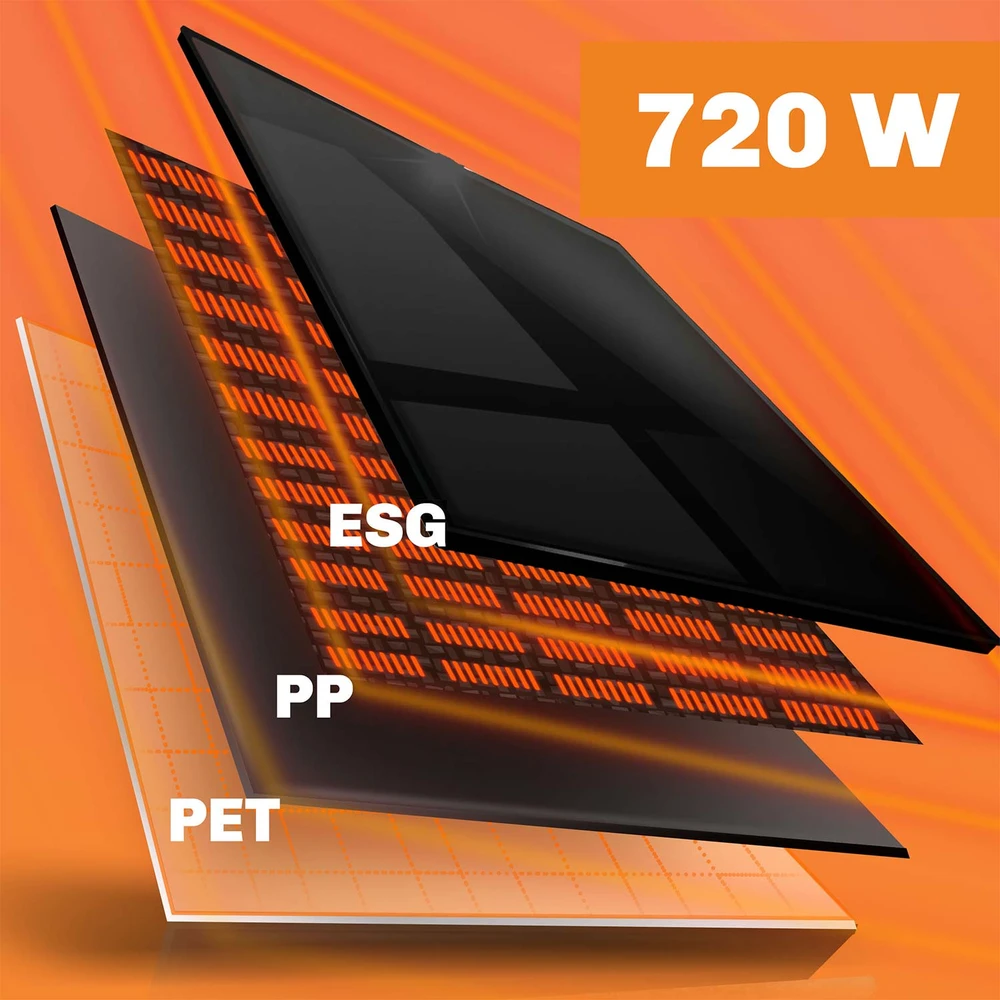 Infraraudonųjų spindulių šildytuvas Berdsen BD-985 720 W su WiFi (modelis BD-985)