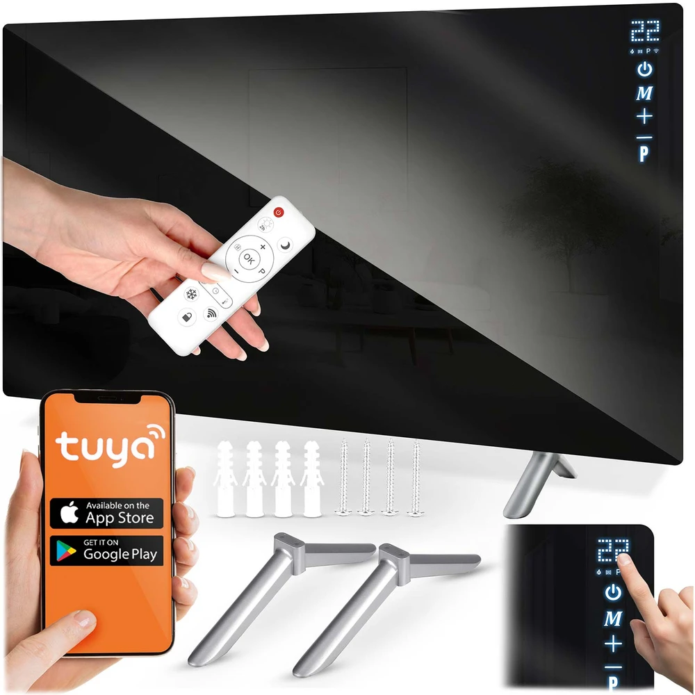 Infraraudonųjų spindulių šildytuvas Berdsen BD-985 720 W su WiFi (modelis BD-985)