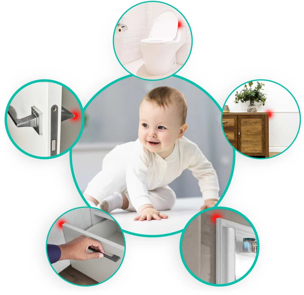 Silikoninė sienų apsauga - 6vnt Ricokids RK-989