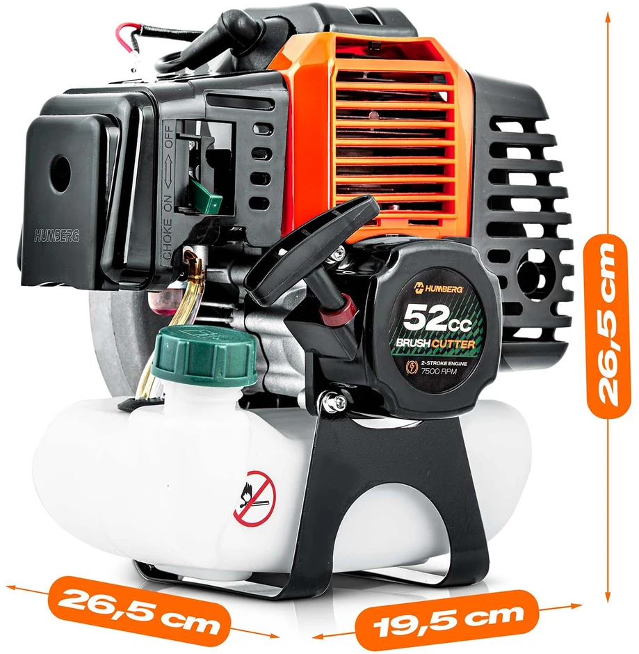 Silnik do kosy spalinowej podkaszarki su laikikliu 52 cc 7500 RPM Humberg HM-615