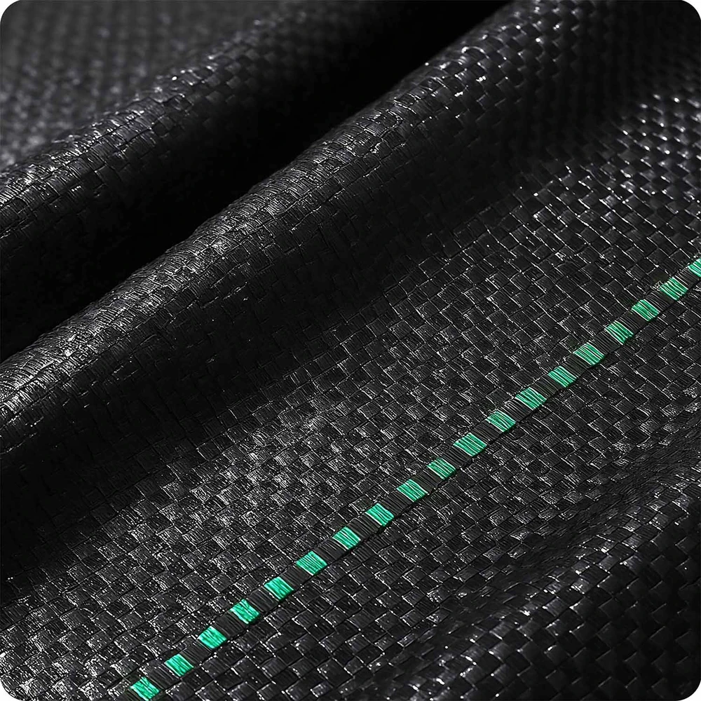 Sodo agrotekstilė 1,6 m x 100 m 90 g/m2 + 100 „Plonos“ smeigtukų - juoda