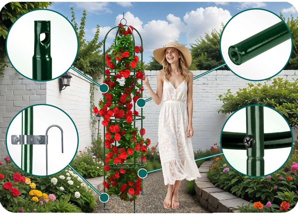 Sodo pavėsinės kolona 200 cm Plonos PL-992