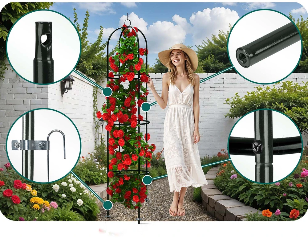 Sodo pavėsinės kolona 200 cm Plonos PL-992