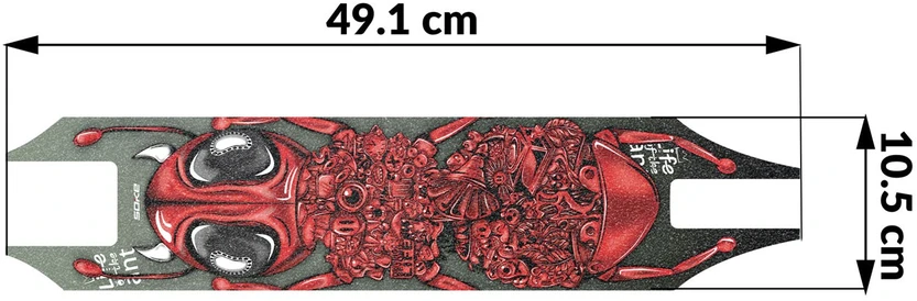 Soke Griebimo juostos švitrinis popierius XTR paspirtukui - Ant