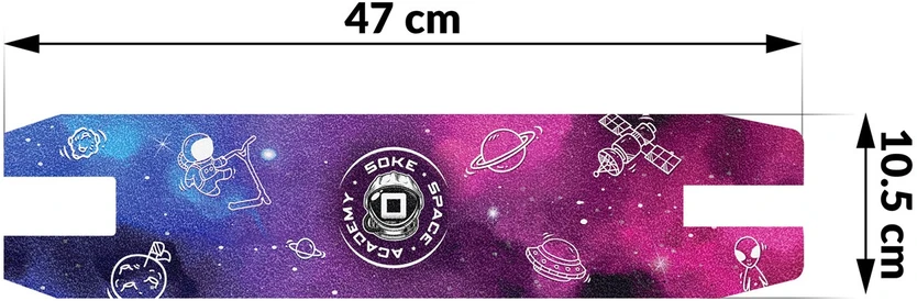 Soke buvo Gripą fiksuojanti juosta „Evo“ paspirtukams – „Space Academy“