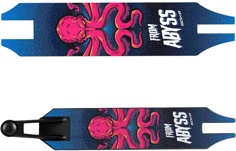 Soke Gripą dengianti švitrinio popieriaus juosta paspirtukams 50x11 cm Abyss