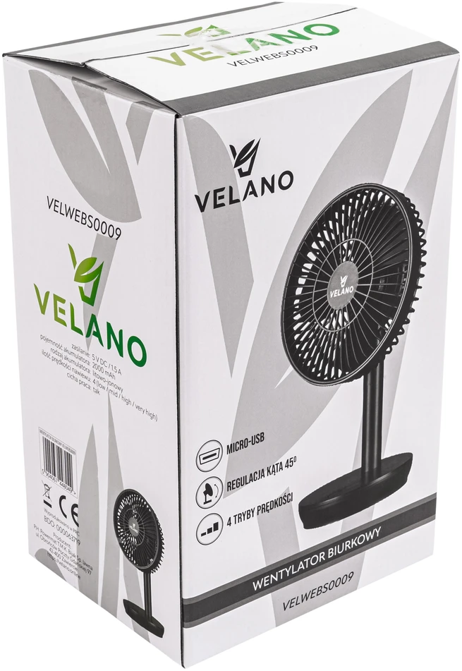 Stalinis ventiliatorius Velano VELWEBS0009