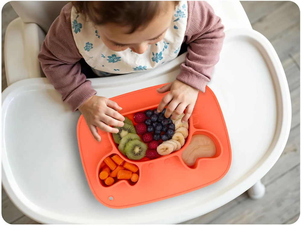 „Ricokids“ silikoninė krabų maitinimo lėkštė vaikams