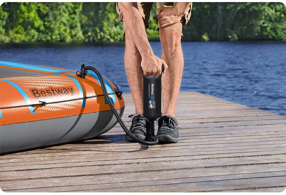 Bestway pripučiamų plaustų rinkinys Kondor Elite 3000 suklijomis ir pompa 61145
