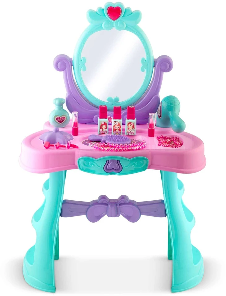 Ricokids 773200 Tualetinis staliukas su veidrodžiu mergaitėms