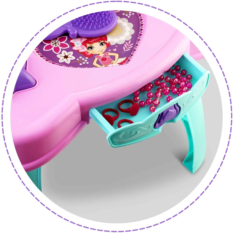 Ricokids 773200 Tualetinis staliukas su veidrodžiu mergaitėms
