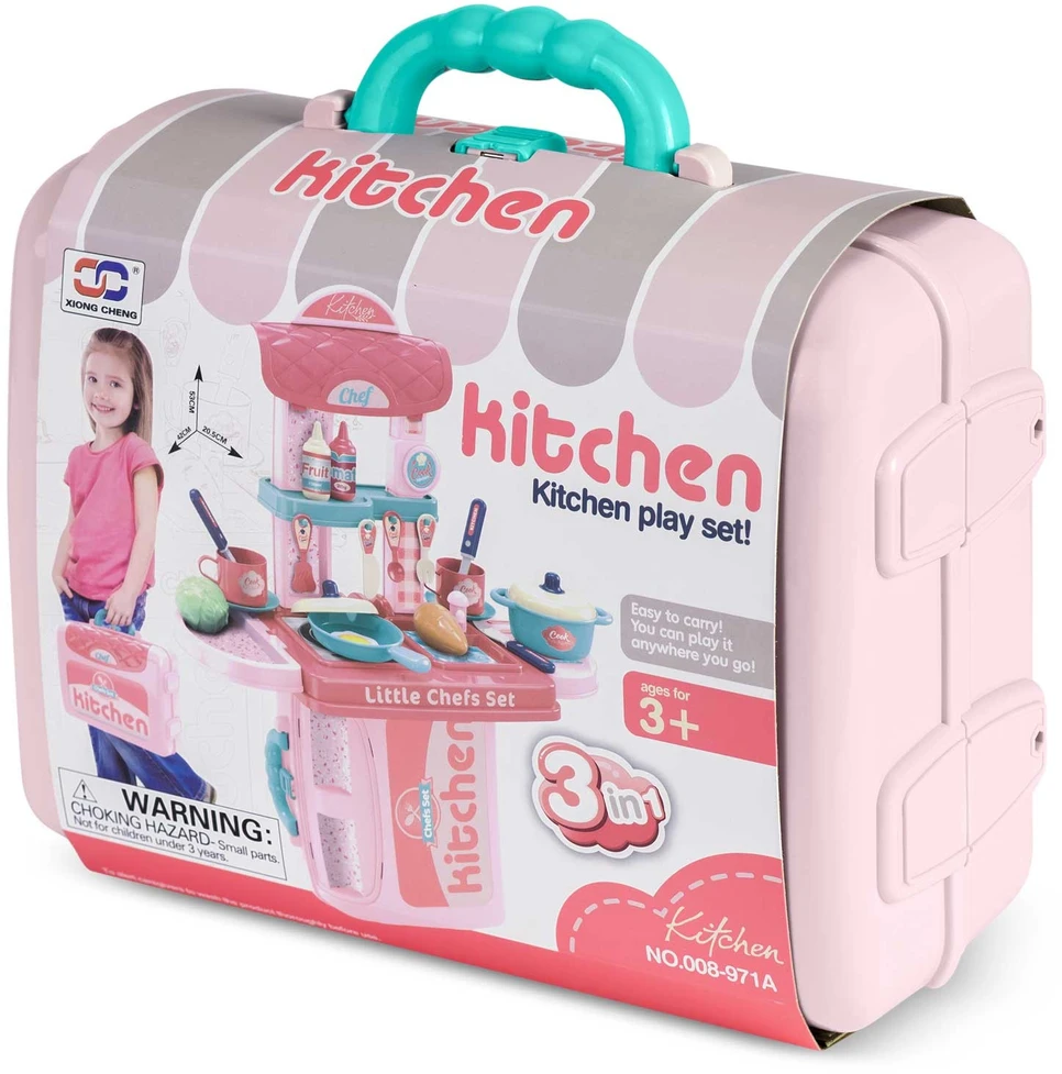 Ricokids 772900 Vaikiška virtuvė su dėklu