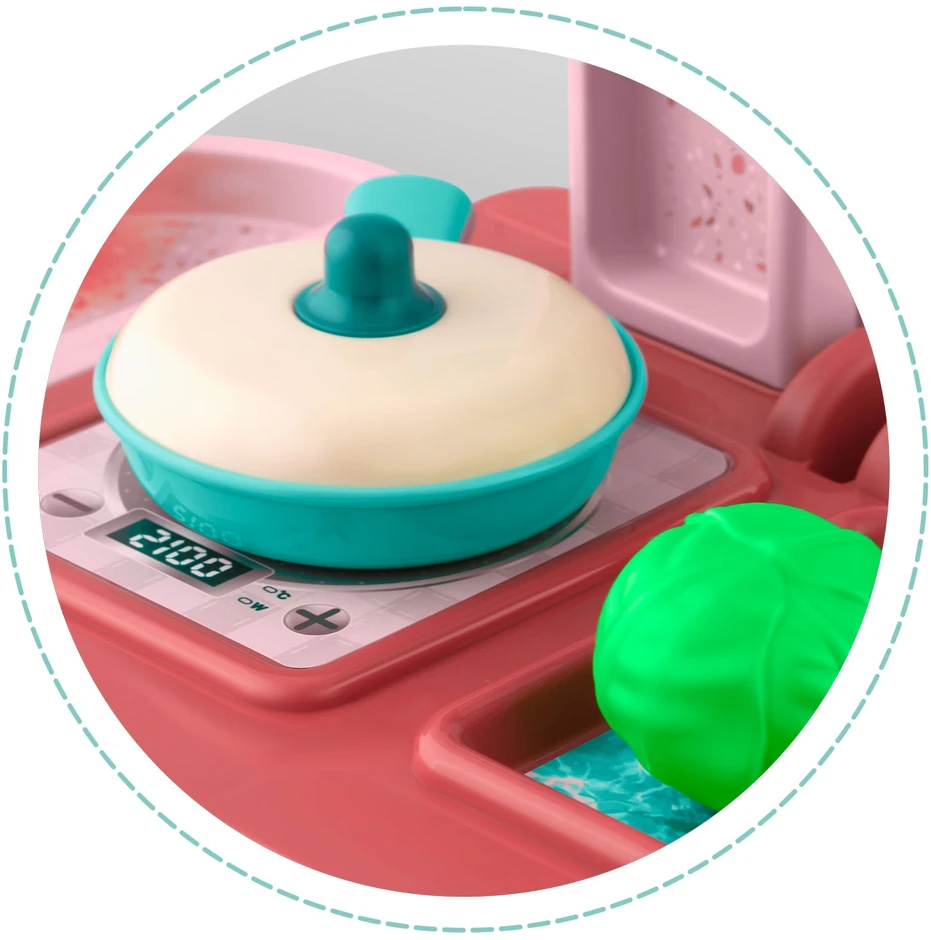 Ricokids 772900 Vaikiška virtuvė su dėklu