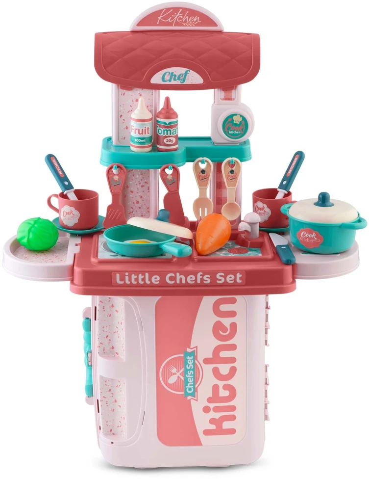 Ricokids 772900 Vaikiška virtuvė su dėklu