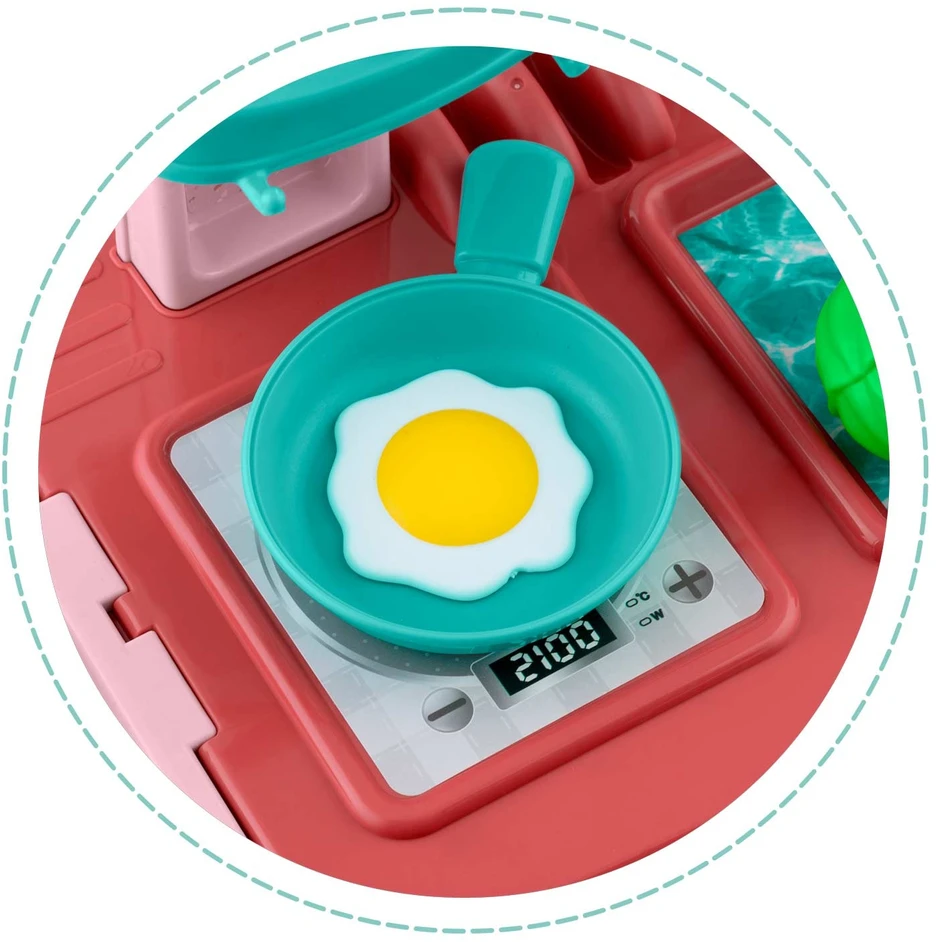 Ricokids 772900 Vaikiška virtuvė su dėklu