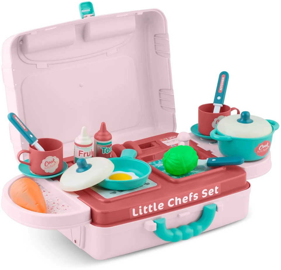 Ricokids 772900 Vaikiška virtuvė su dėklu