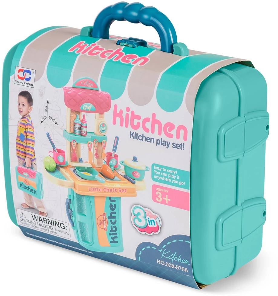 Ricokids 772901 Vaikiška virtuvė su dėklu