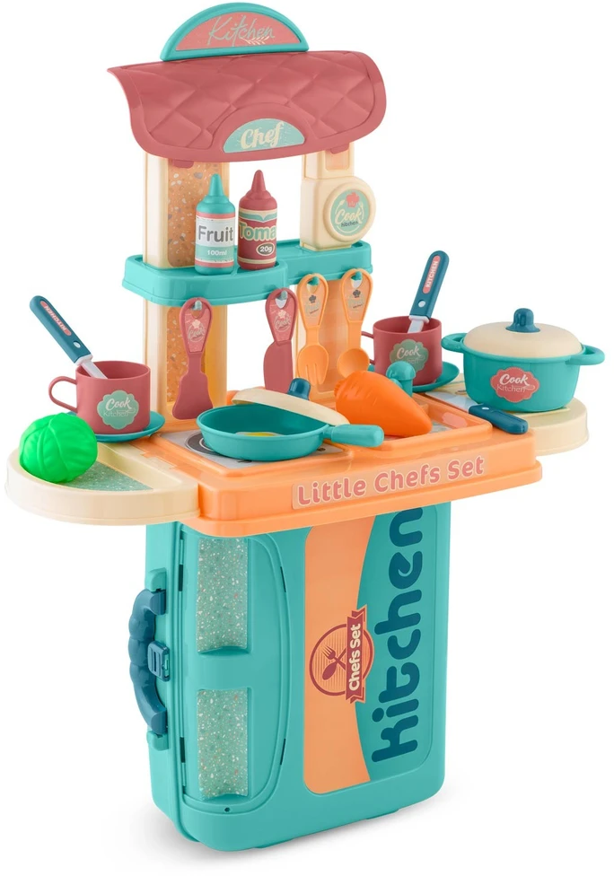 Ricokids 772901 Vaikiška virtuvė su dėklu