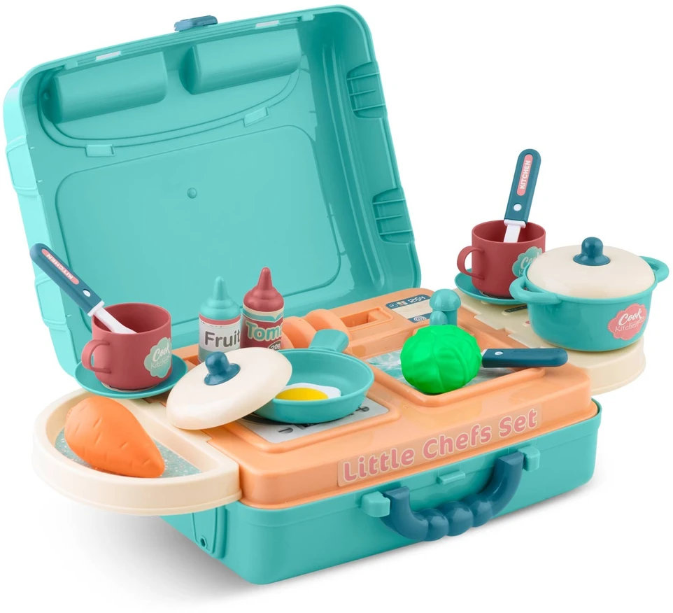 Ricokids 772901 Vaikiška virtuvė su dėklu