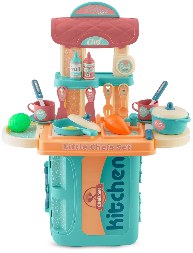 Ricokids 772901 Vaikiška virtuvė su dėklu