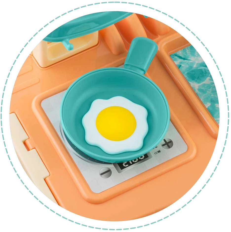 Ricokids 772901 Vaikiška virtuvė su dėklu