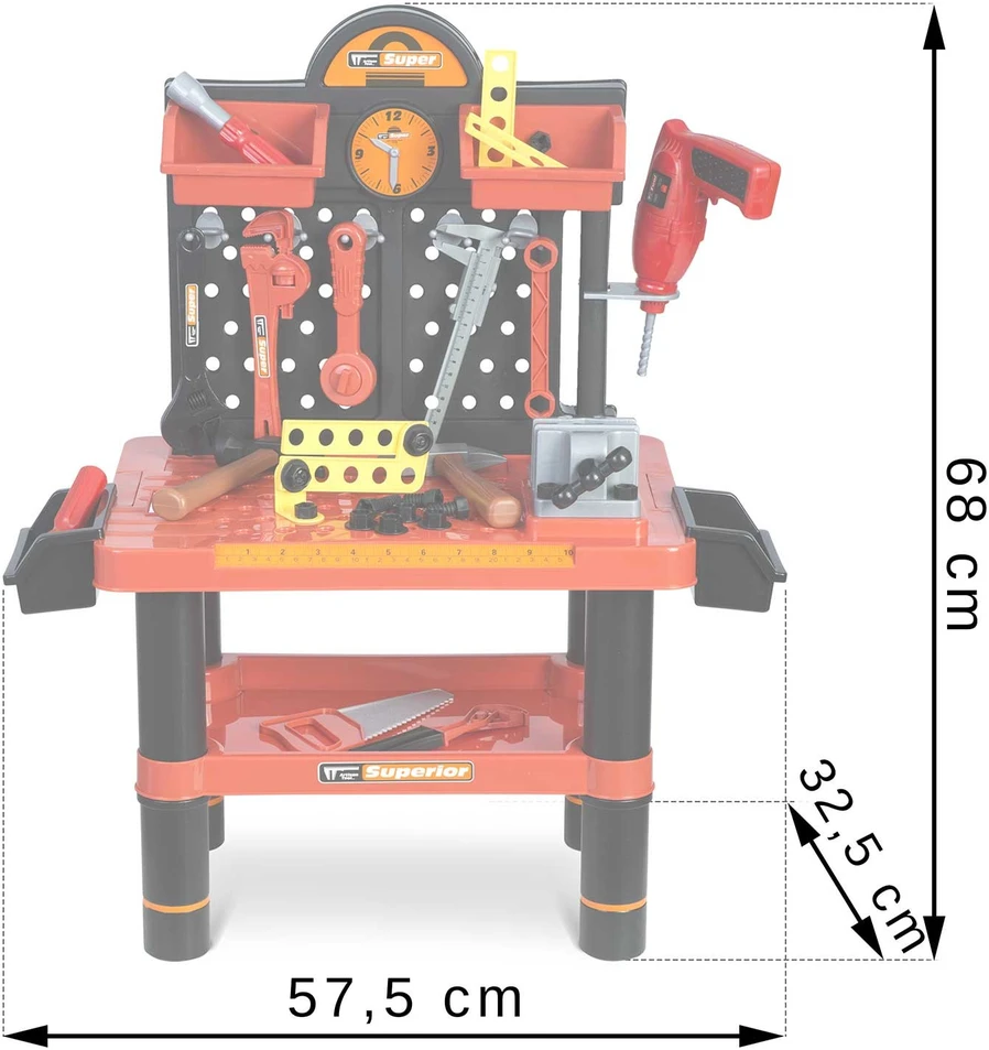 „Ricokids 772500“ raudonos vaikų dirbtuvės