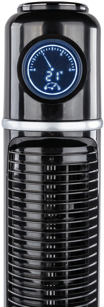 Velano Koloninis ventiliatorius, su LED ekranu, nuotolinio valdymo pultu, osciliacija, 50W, 3 greičio nustatymai, laikmatis, miegamajam, svetainei, biurui