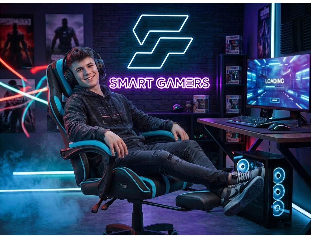 Žaidimų fotelis su pasukamu mechanizmu ir pakoja Specter Sofotel