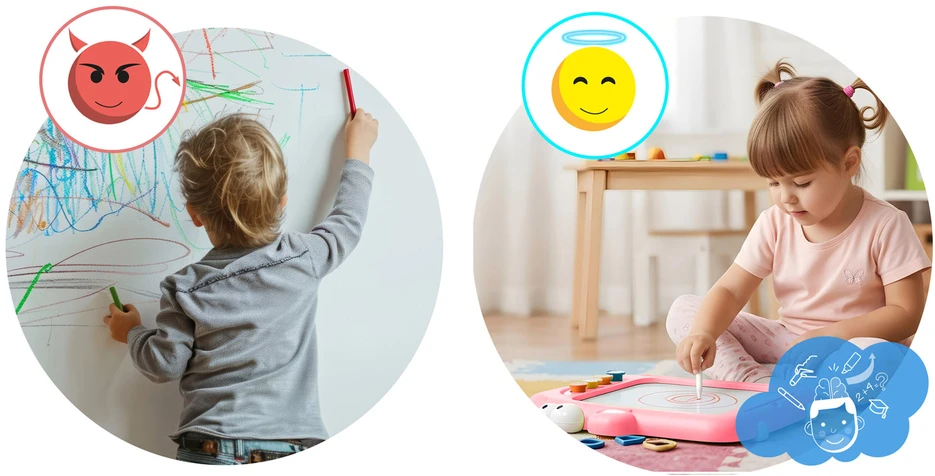 Ricokids RK-823 magnetinė dėlionė vaikams, tangramas