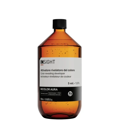 Insight Professional INC405 INCOLOR AURA 5 vol (1,5%) skystasis aktyvatorius 900ml