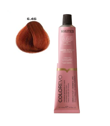 Selective Professional 6.46 COLOREVO red copper dark blond 100ml