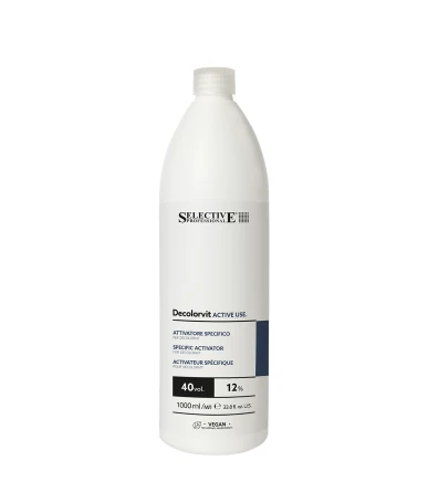 Selective Professional DECOLORVIT ACTIVE USE 40vol (12%) Oksiduojanti emulsija