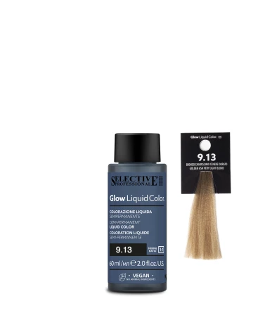 Selective Professional Glow Liquid Color - plaukų tonavimo priemonė - 9.13 - Golden Ash Very Light Blond