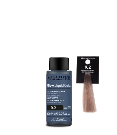 Selective Professional Glow Liquid Color - plaukų tonavimo priemonė - 9.2 - Irisé Very Light Blond