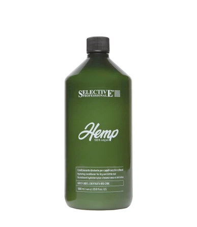 Selective Professional HEMP Drėkinamasis kondicionierius sausiems ir trapiems plaukams 1000ml