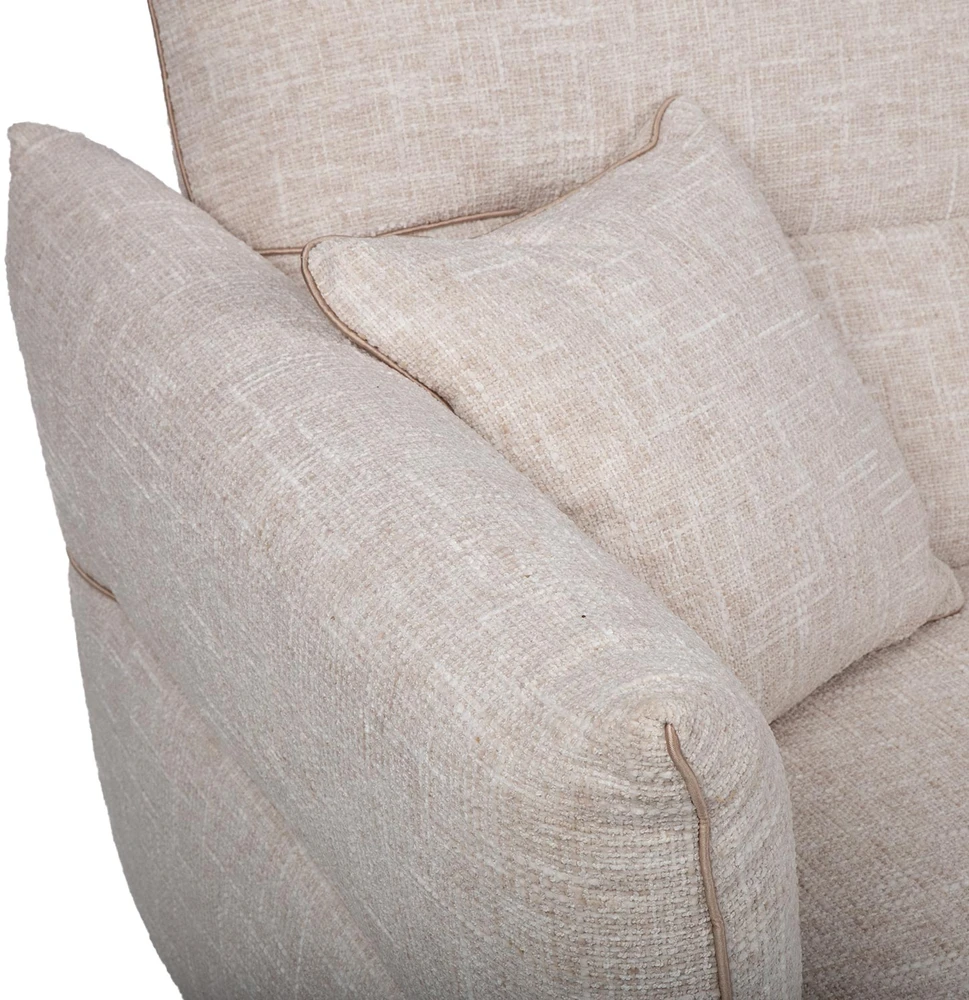 Home4You 3-vietė sofa „CALLA“, avižų baltumo spalvos