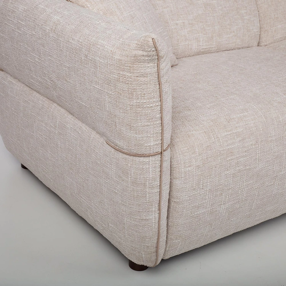Home4You 3-vietė sofa „CALLA“, avižų baltumo spalvos