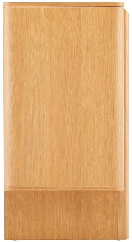 TV staliukas Home4You Bufetas „MORBEN“ 90x42xH80 cm, melaminas su ąžuolo dekoru