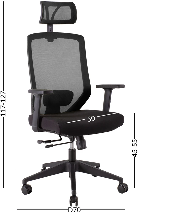 Home4You Biuro kėdė JOY 64x64xH115-125cm