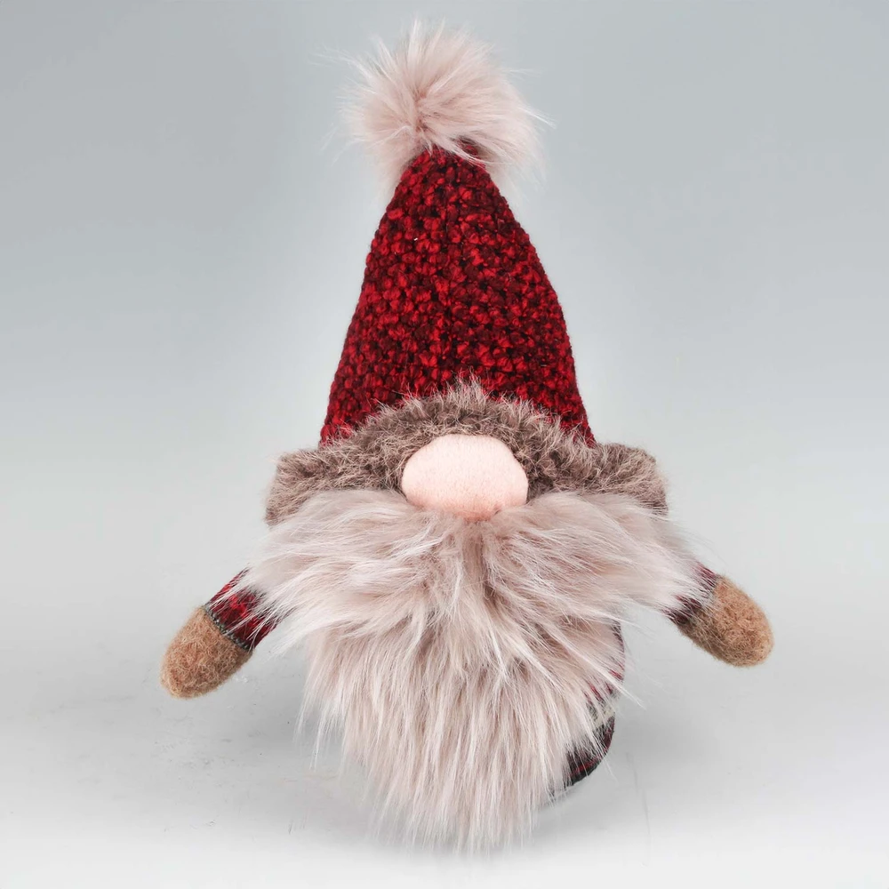 Dekoracija FAB SANTA H45cm, elfas, su barzda