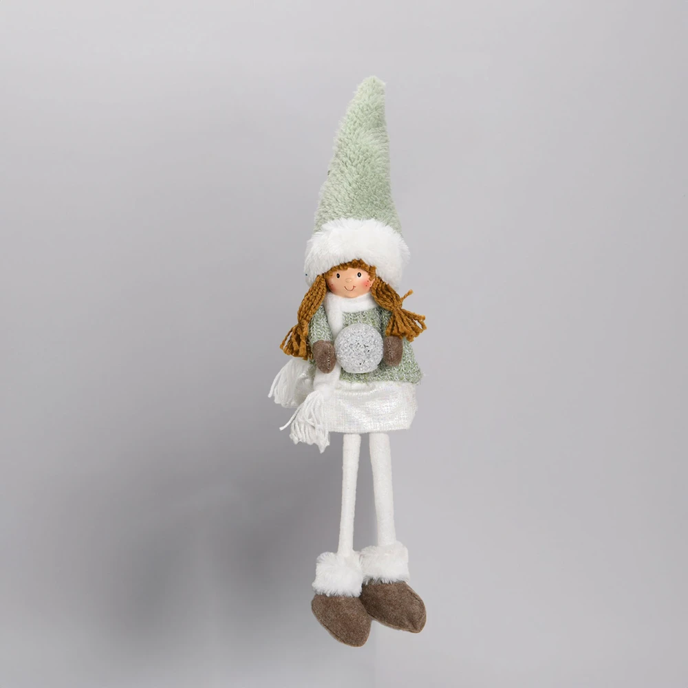 Dekoracija FUN SAARA H59cm, mergaitė, žalia