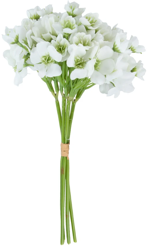 Dirbtinė gėlė FLOWERLY H30cm sniego rožė, mišinys